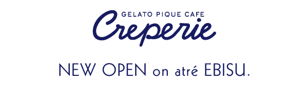 GELATO PIQUE CAFE Creperie NEW OPEN in アトレ恵比寿にオープン